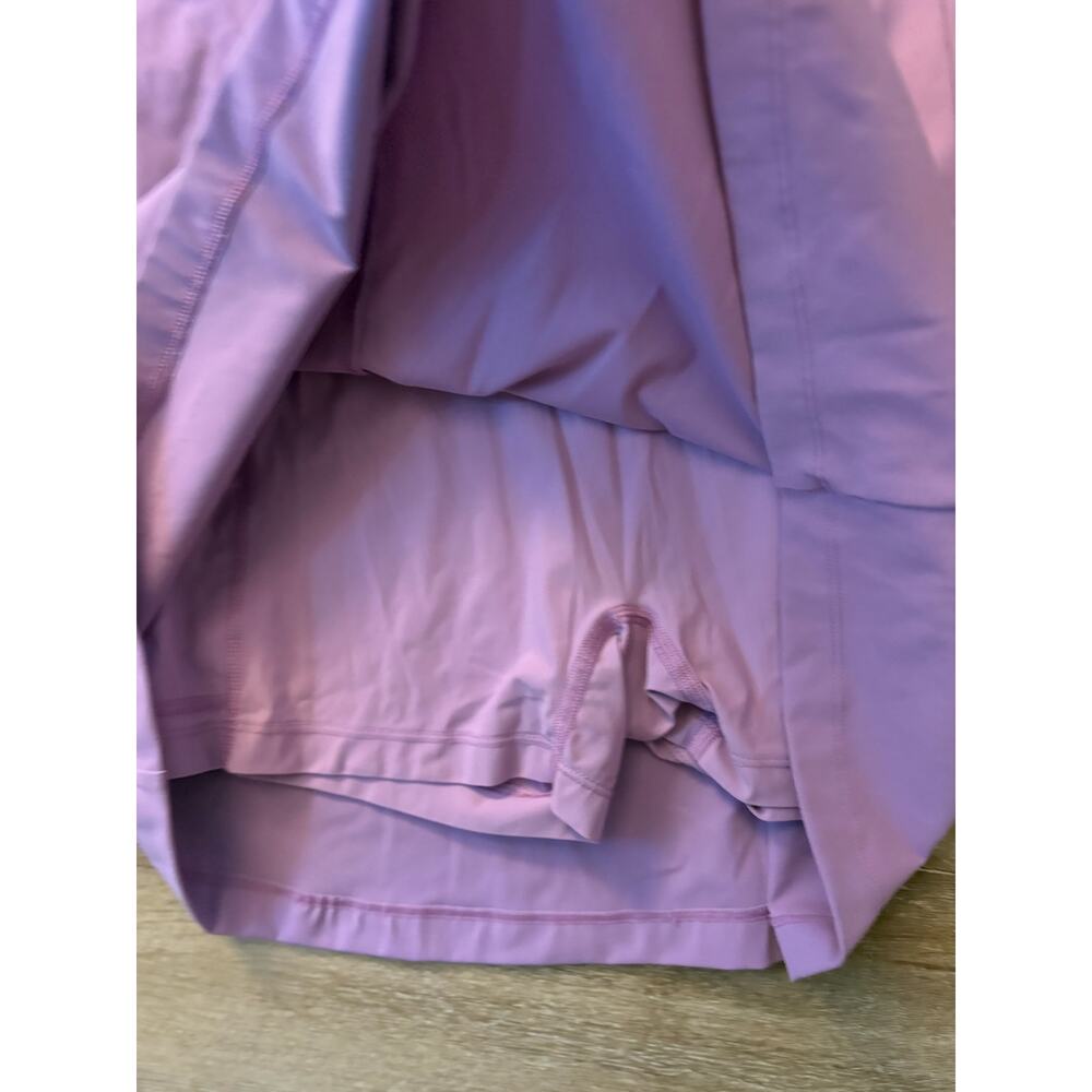 Outdoor Voices One Shoulder Dress Built-In Shorts Liner Lavender - Picture 3 of 5